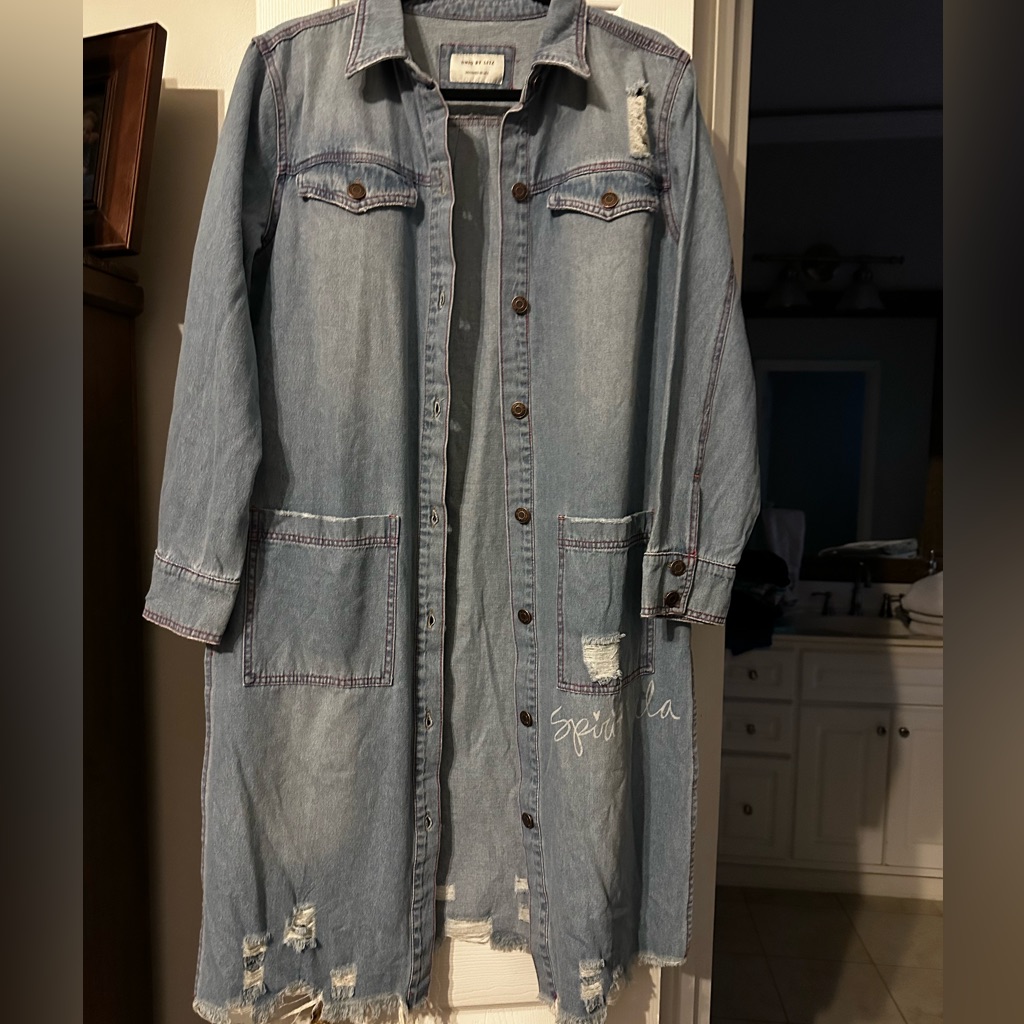 Great Spirited Boutiques Nwt Blue Jean Jacket